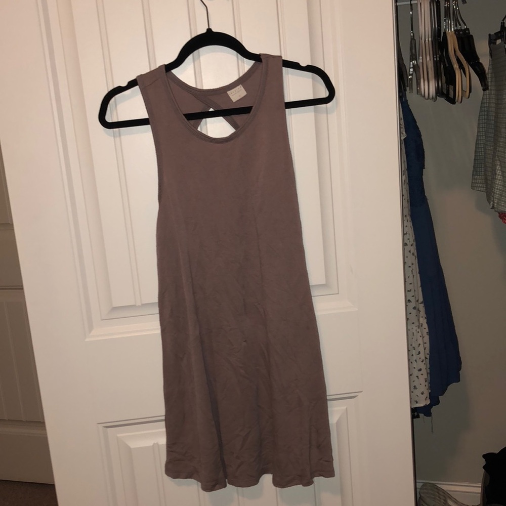 light purple flowy dress